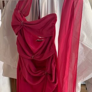 Elegant Red Evening Dress